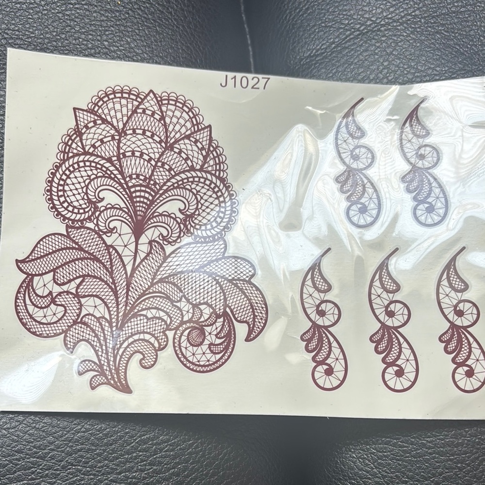Intricate Henna Tattoo Stickers